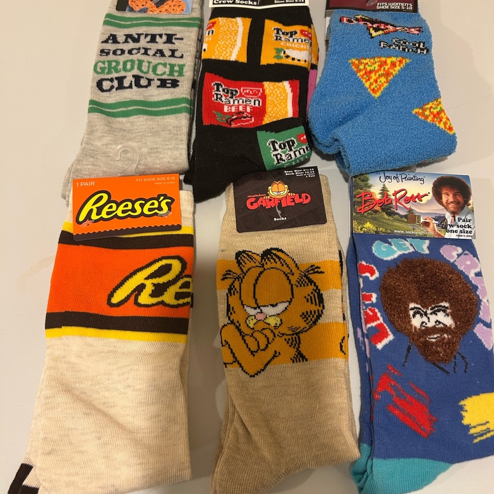New multi Themed Socks - Multicolor
